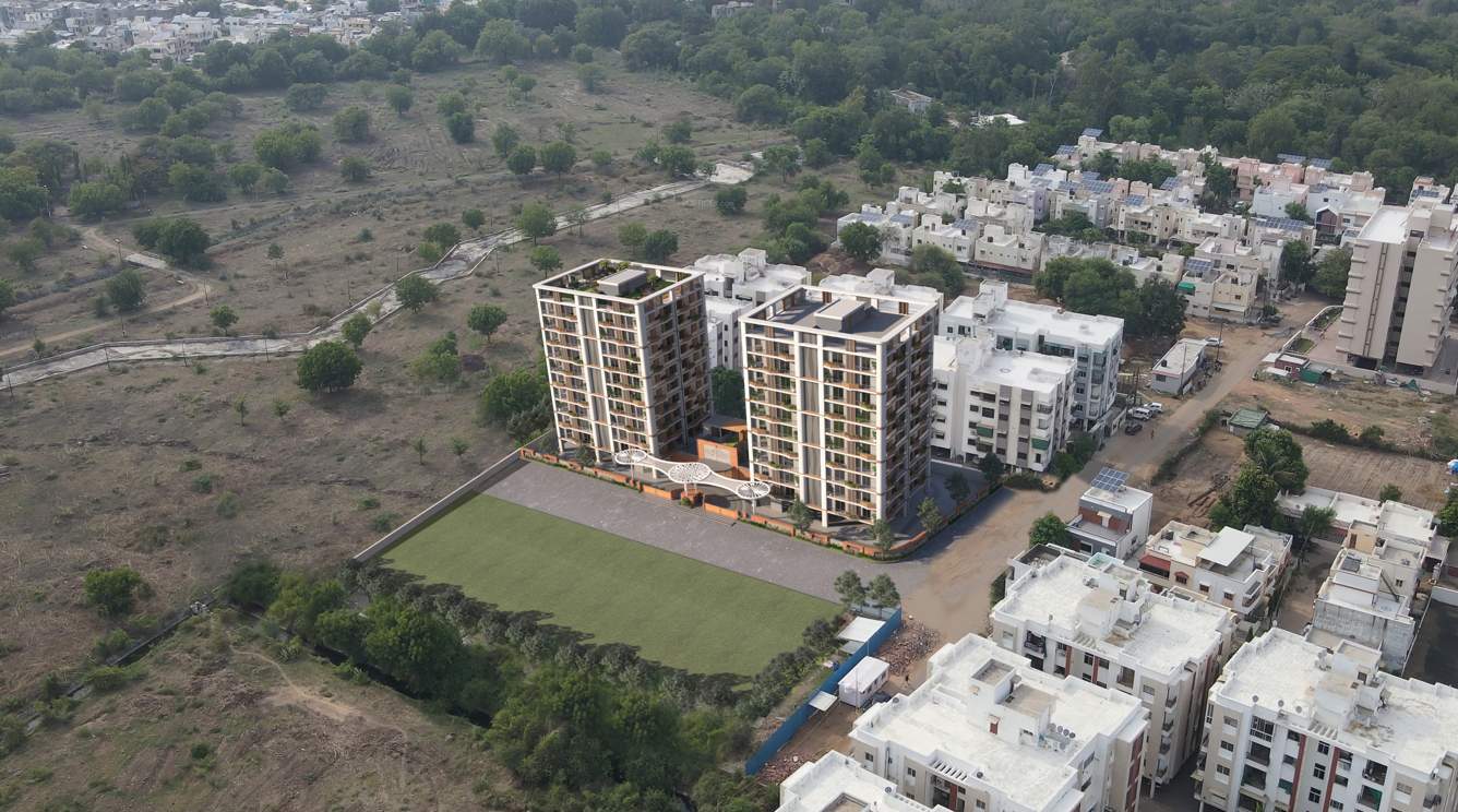  aatmiya selenite apartment Elevation