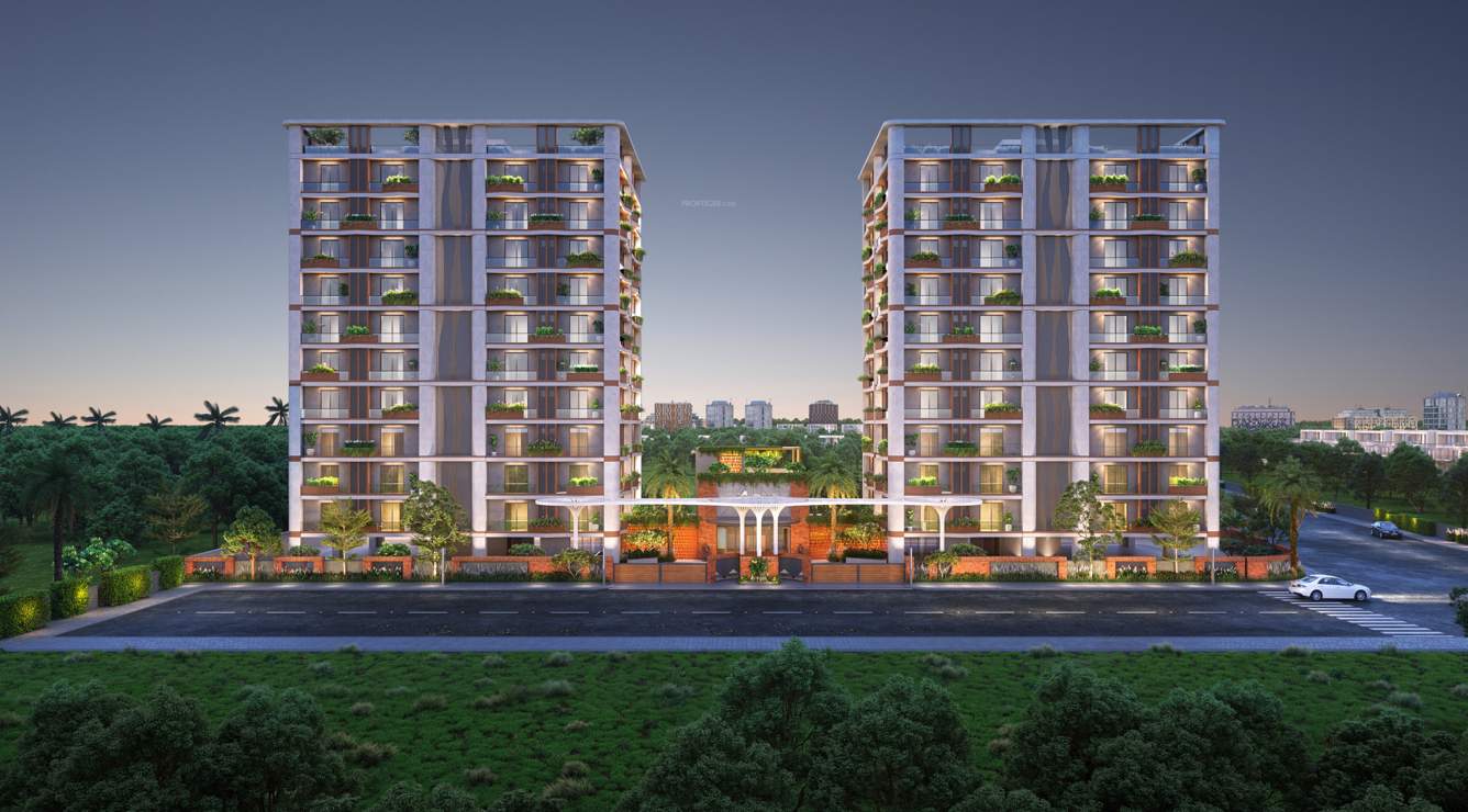  aatmiya selenite apartment Elevation
