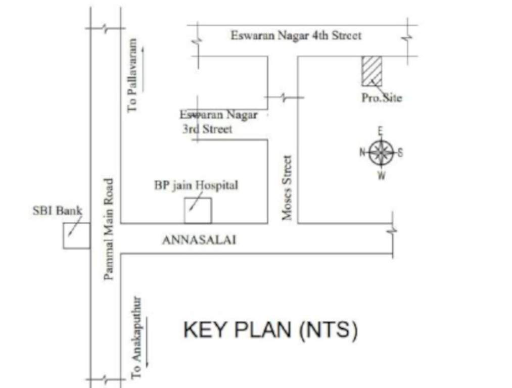  nakshatra apartments Location Plan
