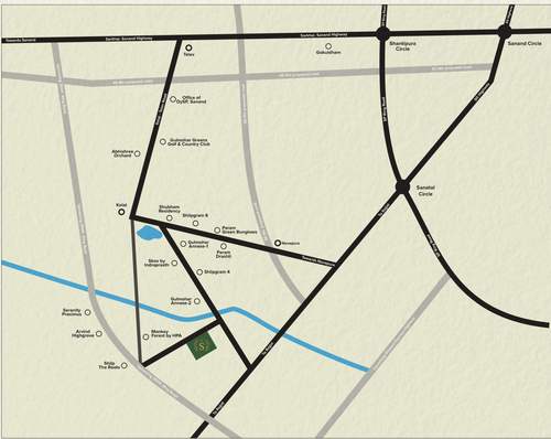  sundarvan Location Plan