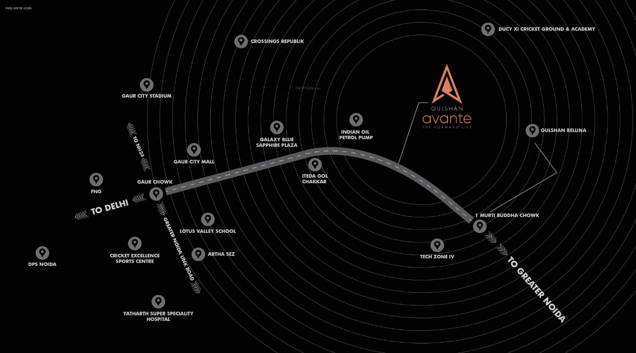  avante Location Plan