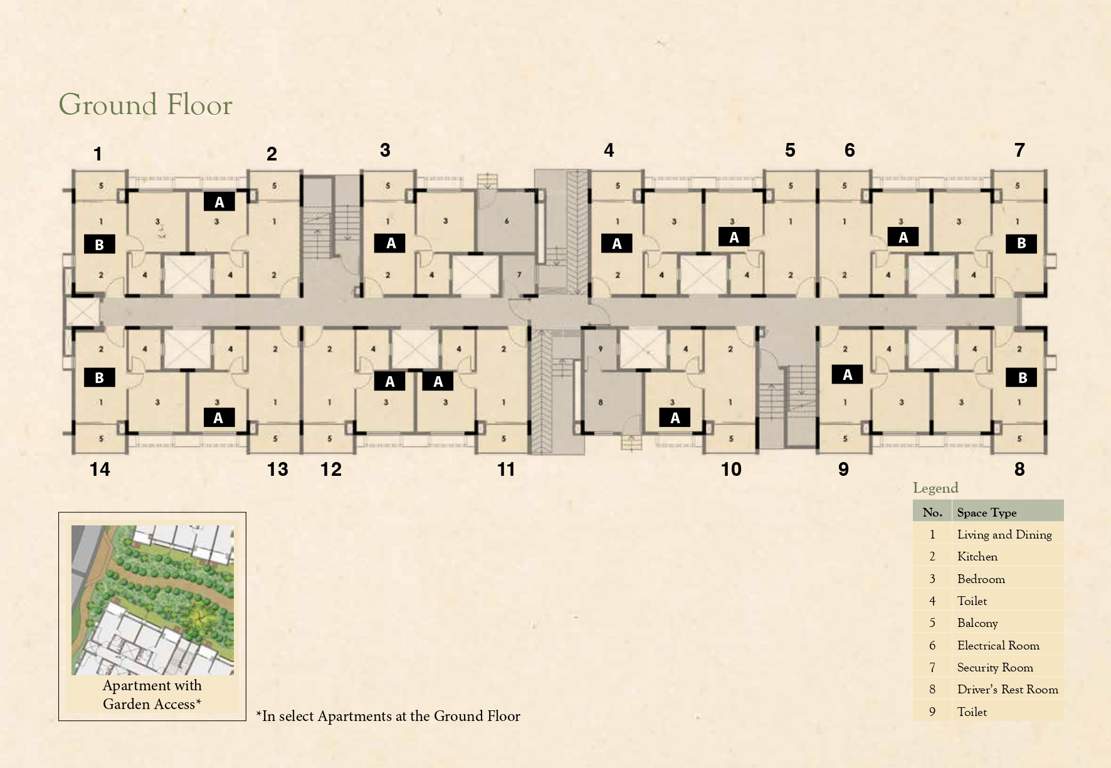  vanya awas apartments phase i Cluster Plan