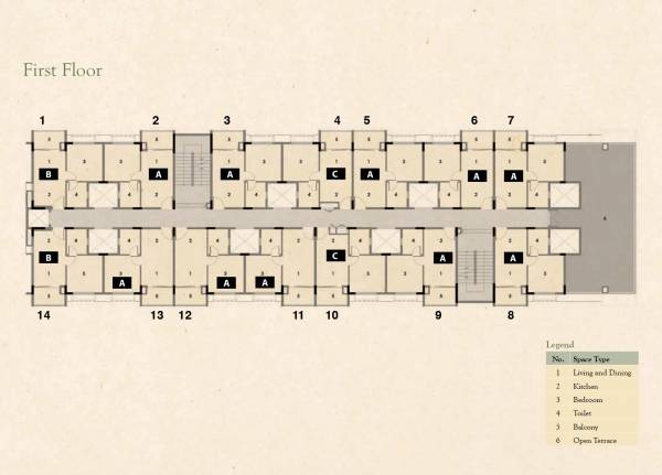  vanya-awas-apartments-phase-i Cluster Plan