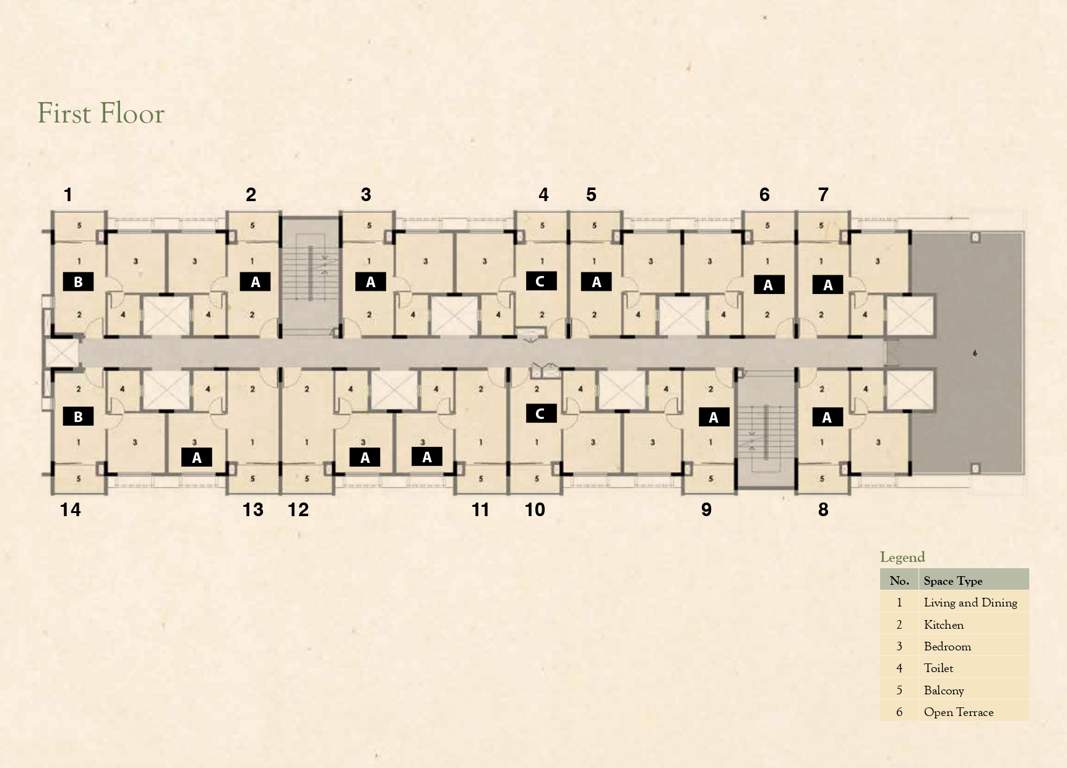  vanya awas apartments phase i Cluster Plan