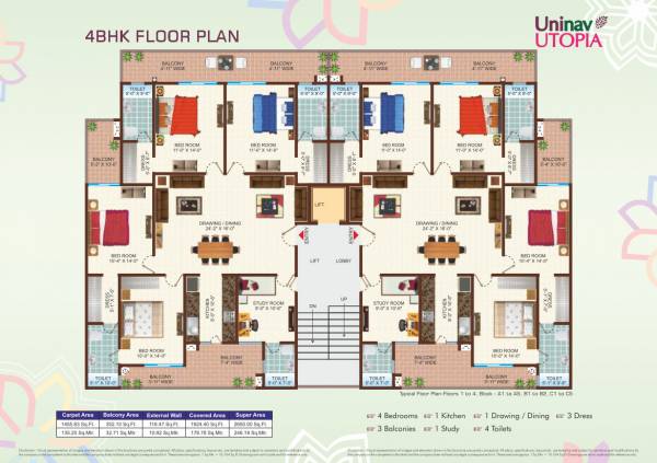  utopia Tower-A-1 Cluster Plan