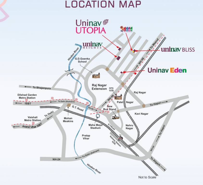 utopia Location Plan