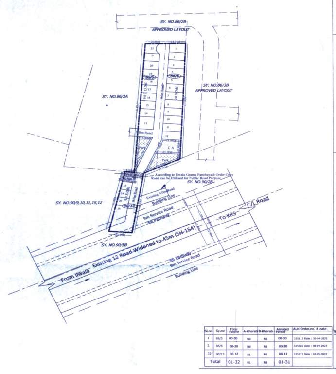  green valley Layout Plan