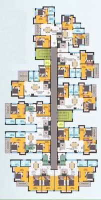 siddhi-vinyak-megacity Block A Cluster Plan for Typical Floor