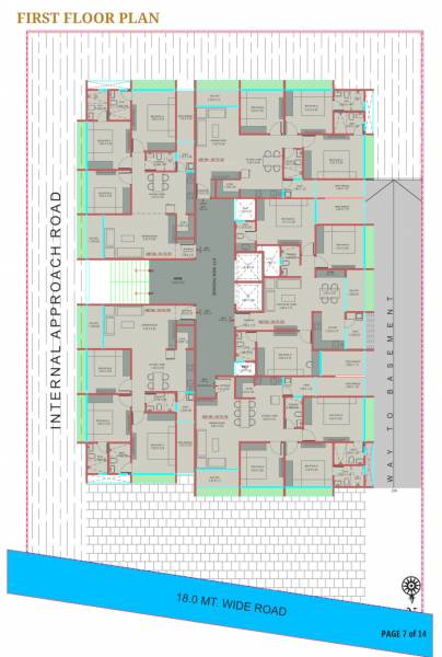  kahaan-enclave Kahaan Enclave Cluster Plan for 1st Floor