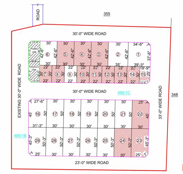  aaradhana-village Layout Plan