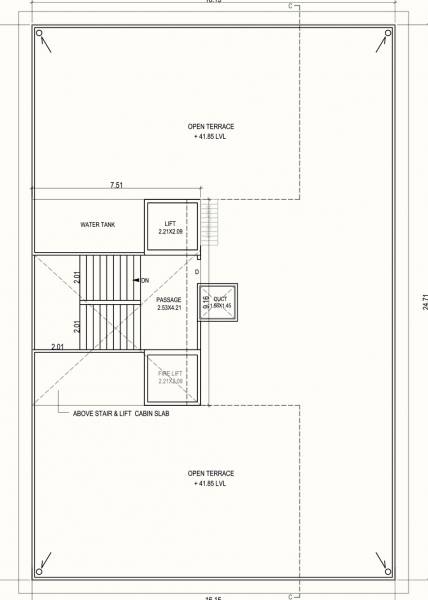  agastya Block C,D,E And F Cluster Plan For Terrace Floor Plan