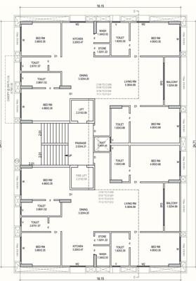 Block C,D,E And F Cluster Plan From 1st To 12th Floor agastya Block C,D,E And F Cluster Plan From 1st To 12th Floor