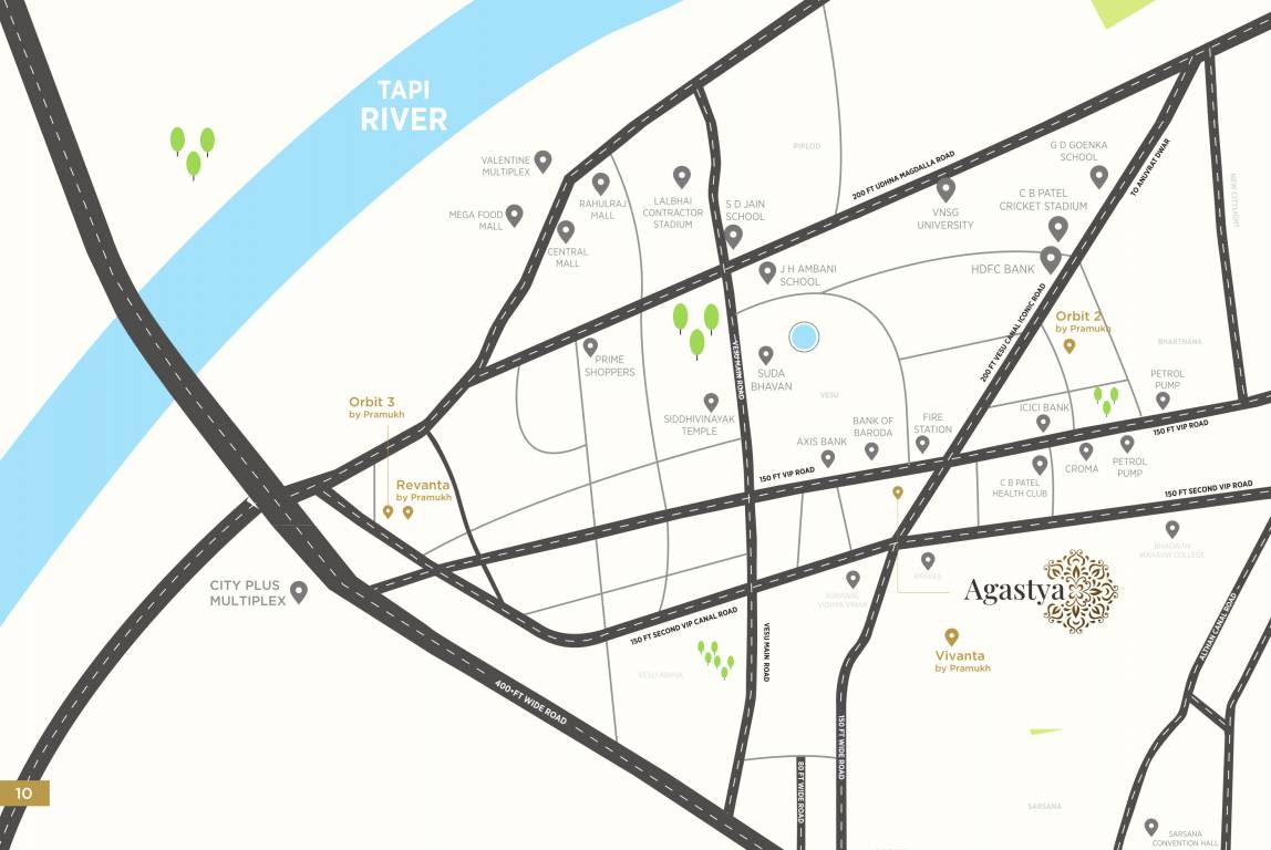 agastya Location Plan