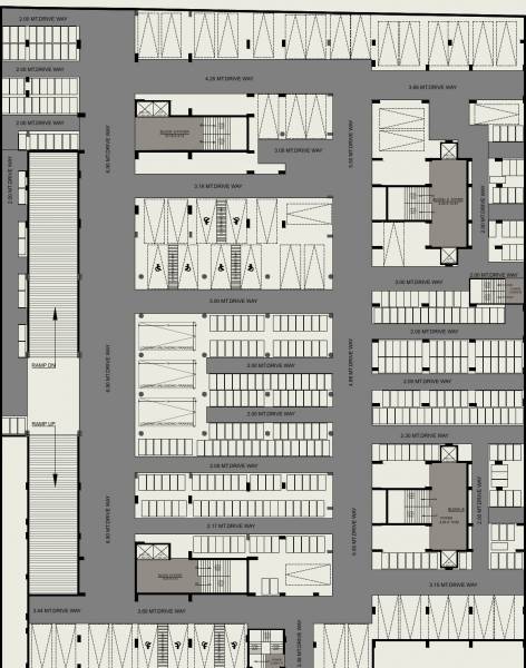  luxuria Block A,B,C,D Cluster Plan For Basement  One