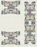  luxuria Block A,D,C,D Cluster Plan For 7th, 8th And 9th Typical Floor Plan