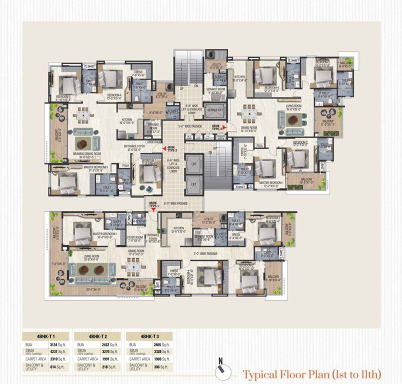  the residence The Residence Cluster Plan