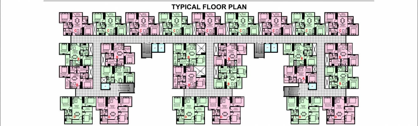  four way homes Four Way Homes Cluster Plan