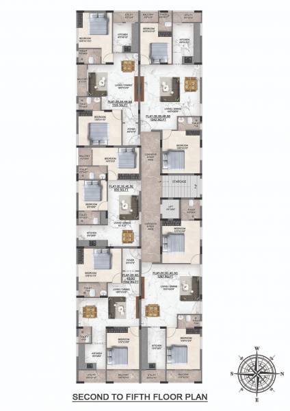  helios Helios Cluster Plan from 2nd to 5th Floor