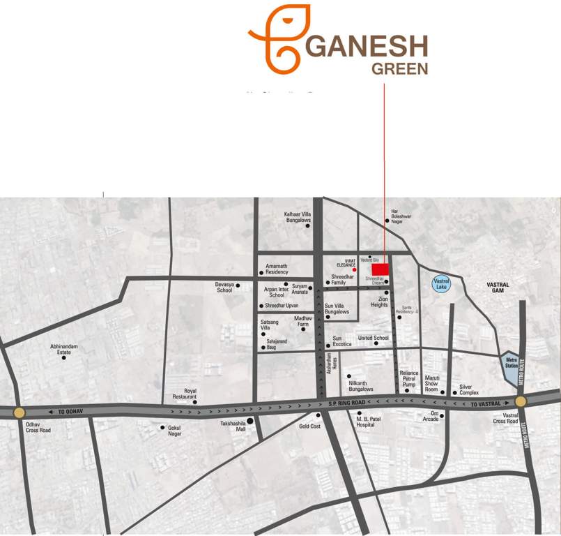  ganesh green Location Plan