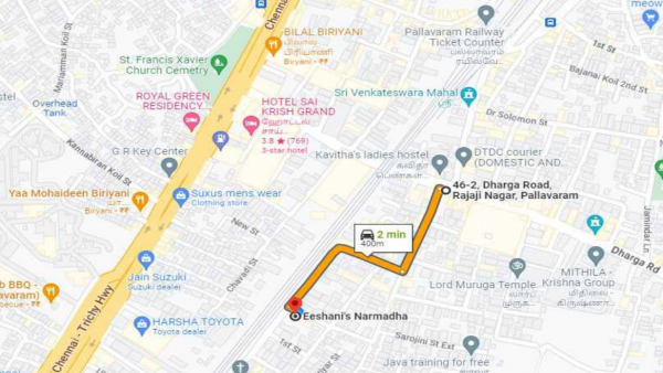  narmadha Location Plan
