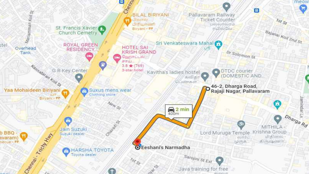  narmadha Location Plan