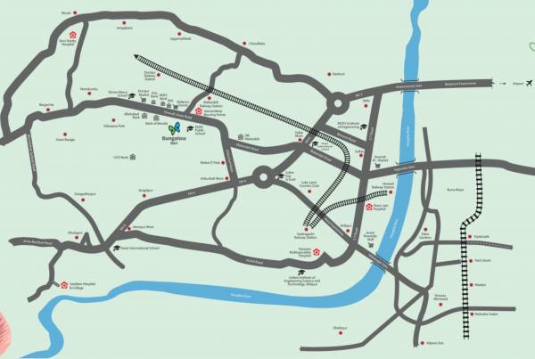  bungalow-bari Location Plan
