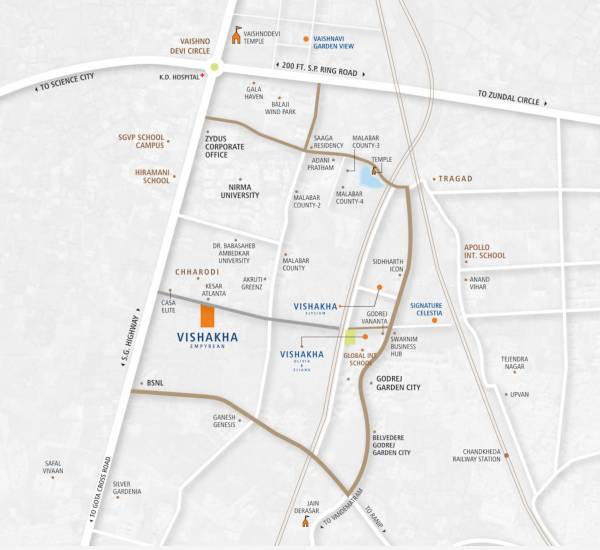  vishakha-empyrean Location Plan