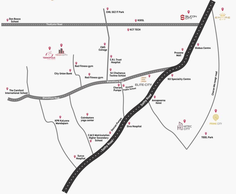  elite city Location Plan