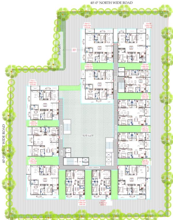  dollar hills Dollar Hills Cluster Plan From 2nd,4th,6th,10 And 12th Floor