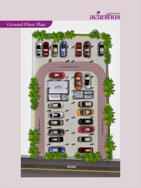  acanthus Acanthus Ground Floor Cluster Plan