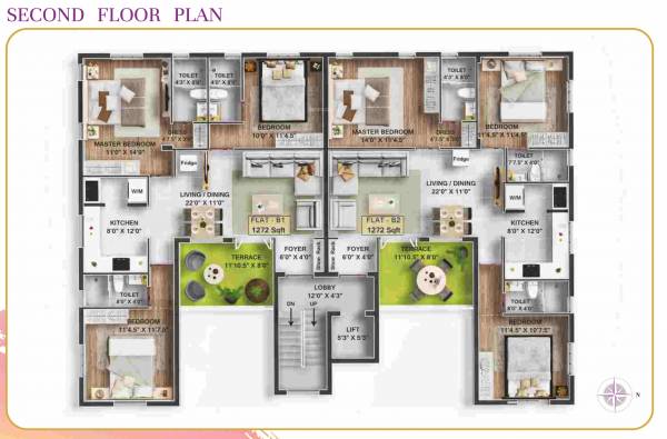  iris Iris Cluster Plan for 2nd Floor