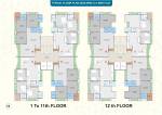Block C Cluster Plan from 1st to 13th Floor  light Block C Cluster Plan from 1st to 13th Floor