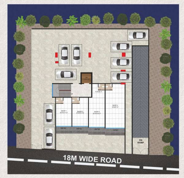 ramkunj-apartment Ramkunj Appt Cluster Plan