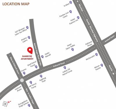  ramkunj-apartment Location Plan