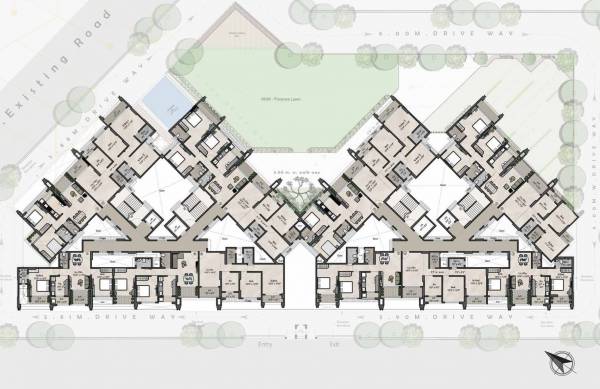  patels-infinia Wing A Cluster Plan