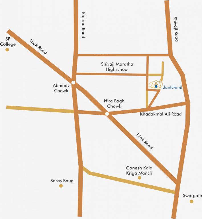  chandrakamal Location Plan