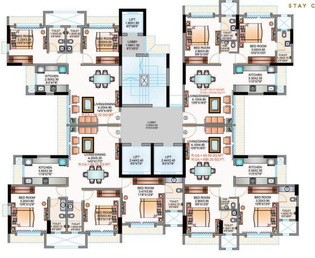  millennium Wing A And Rehab Wing B Cluster Plan