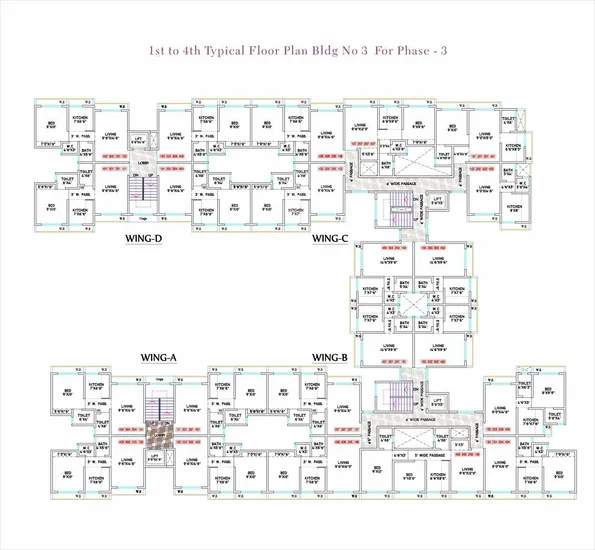  vatika phase 3 building no 4 Vardhaman Vatika Phase 3 Building No 4 Cluster Plan