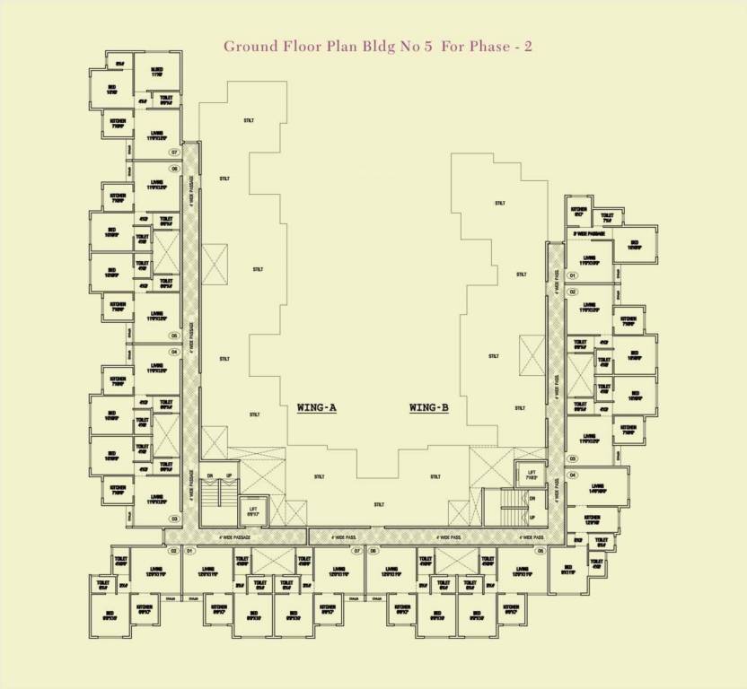  vardhaman vatika Cluster Plan for ground Floor