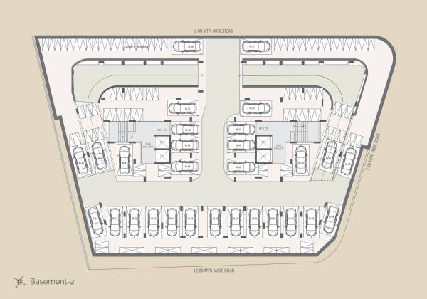  luxuria Komal Luxuria Cluster Plan For 2nd Basement