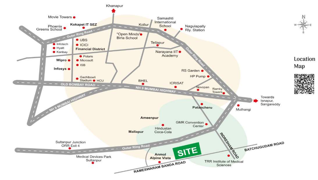  the crown villas Location Plan