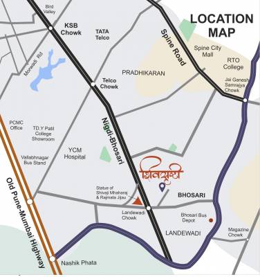  shivshrushti Location Plan