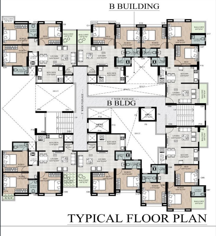  tiara A Wing Cluster Plan