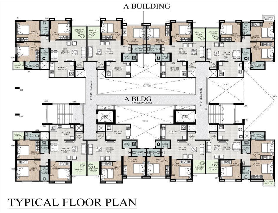  tiara A Wing Cluster Plan