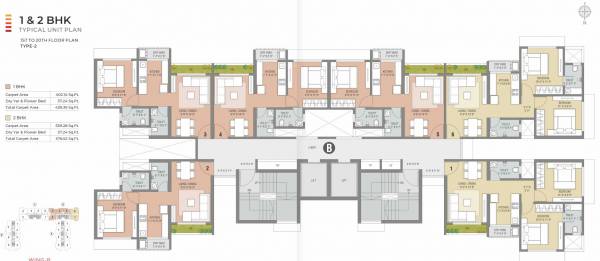  legend Wing B Typical Cluster Plan