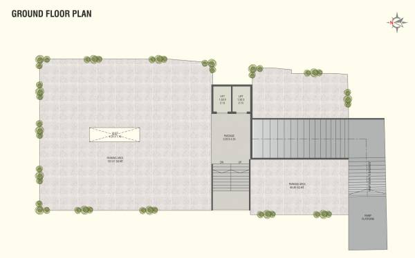  radhe-darshan Radhe Darshan Ground Floor Cluster Plan