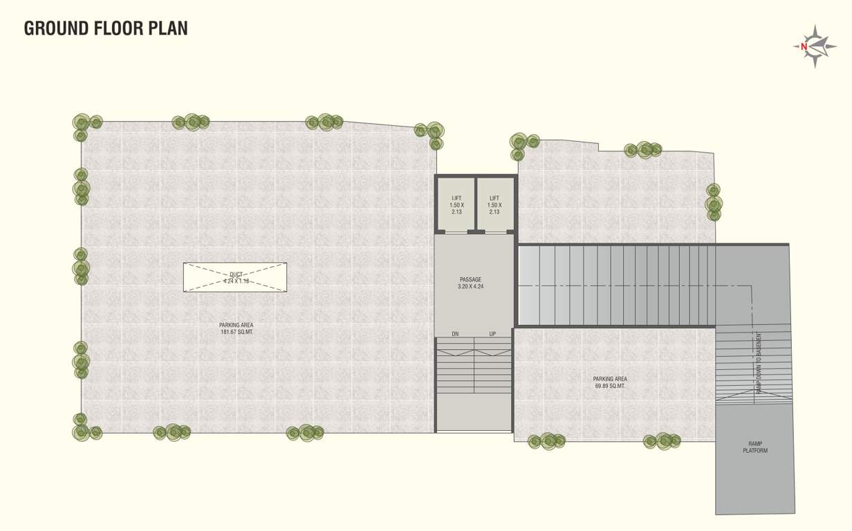  radhe darshan Radhe Darshan Ground Floor Cluster Plan