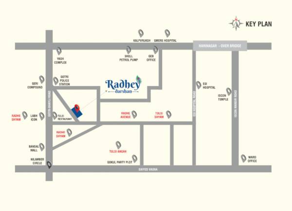 radhe-darshan Location Plan