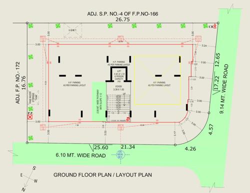  shatrunjay-hills Shatrunjay Hills Cluster Plan For Ground Floor