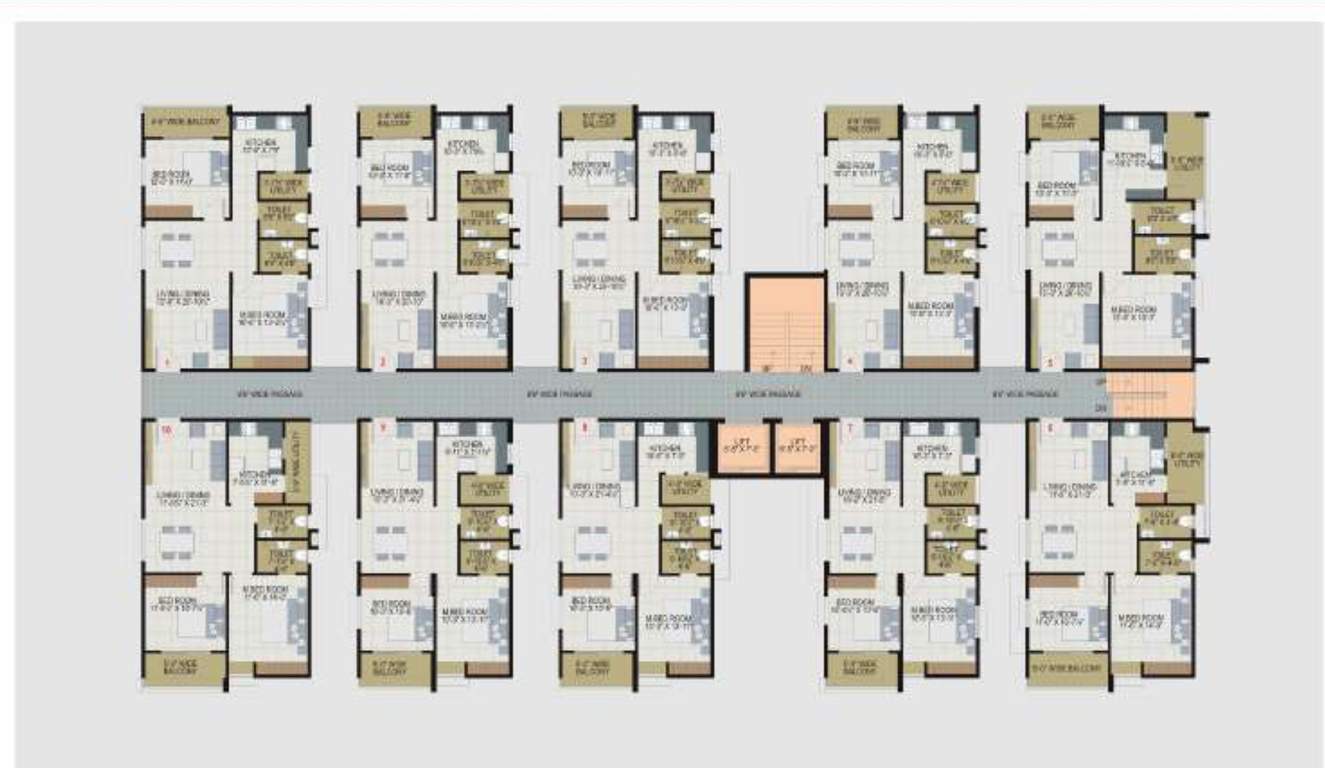  the reef Tower 1 Cluster Plan